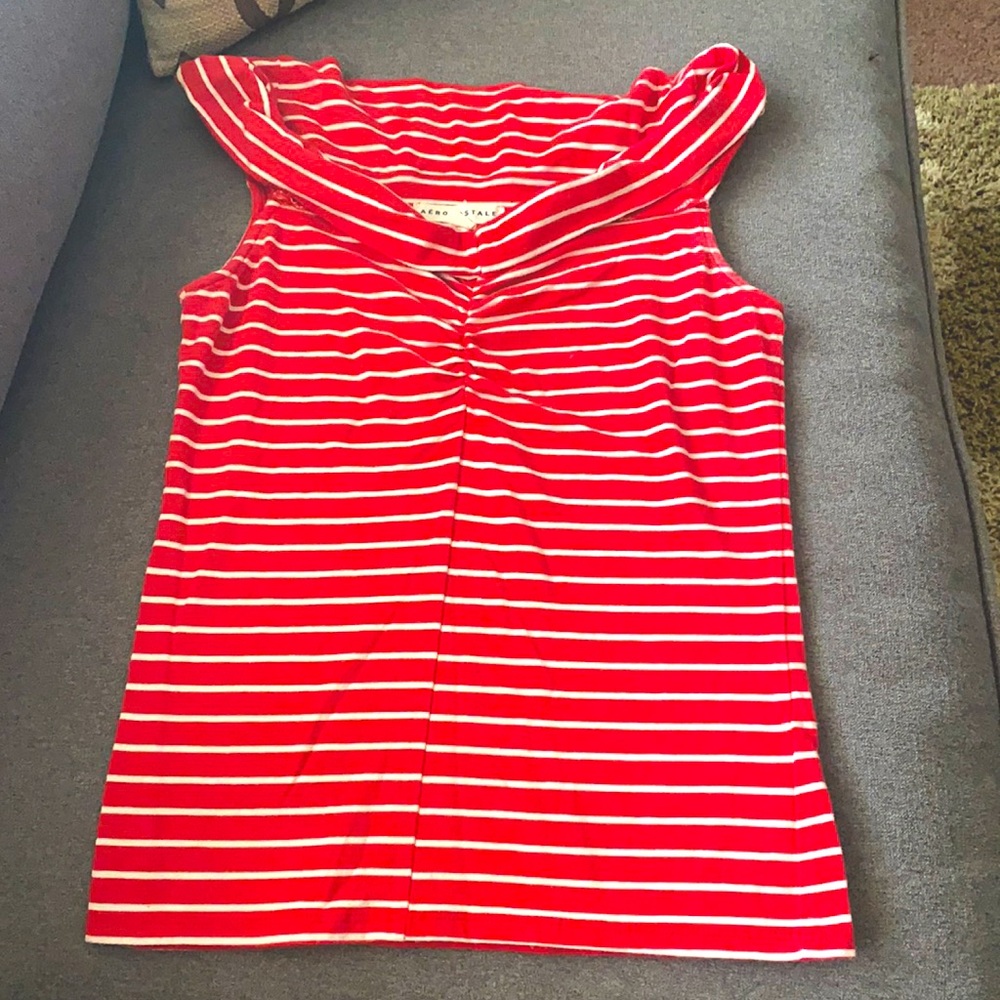Aeropostal off-shoulder shirt